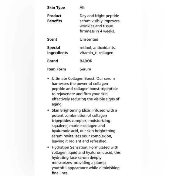 DOCTOR BABOR LIFTING RX COLLAGEN SERUM NEW IN BOX - Picture 7 of 9